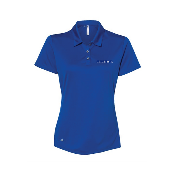 Adidas Ladies Blue Performance Polo