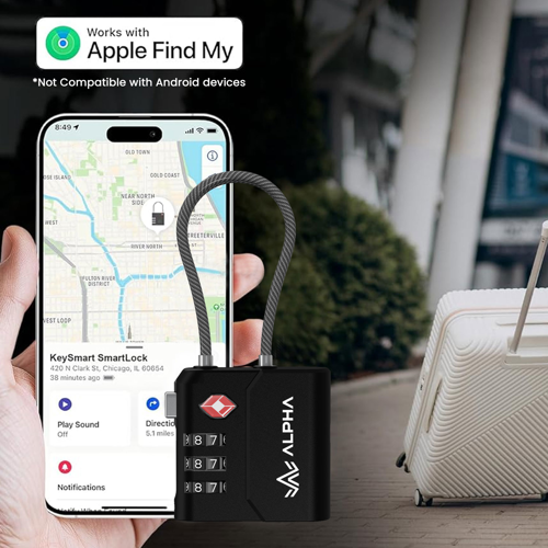 Luggage Lock with Find My