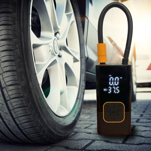 Battery Powered Car Tire Pump/Power Bank
